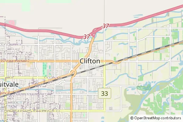 Mapa Clifton