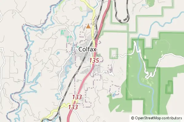 Mapa Colfax