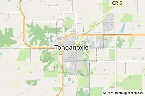 Mapa Tonganoxie