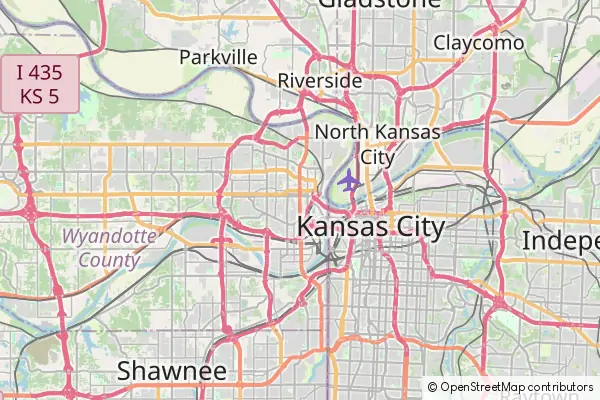 Mapa Kansas City