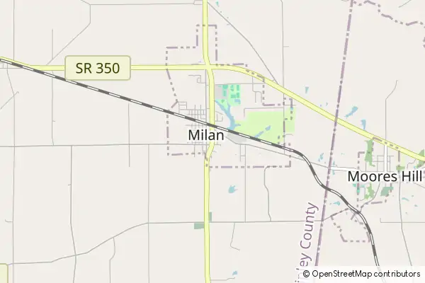 Mapa Milan