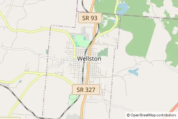 Mapa Wellston