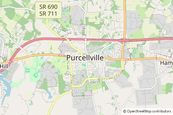 Mapa Purcellville