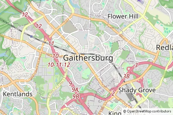 Mapa Gaithersburg