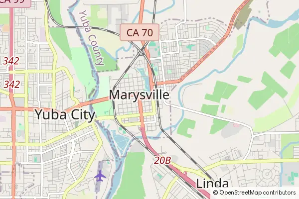 Mapa Marysville