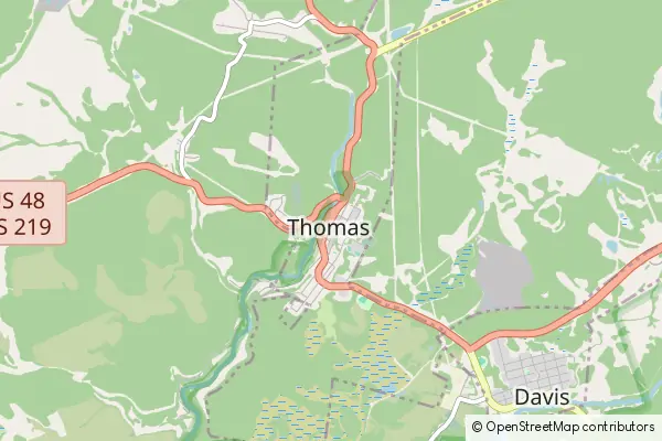 Mapa Thomas