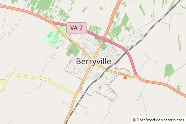 Mapa Berryville