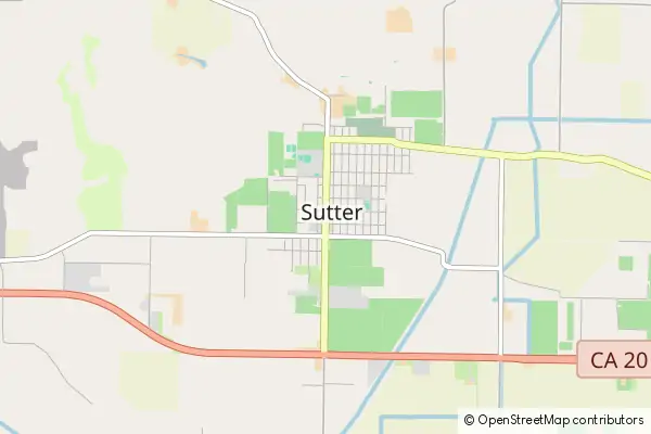 Mapa Sutter