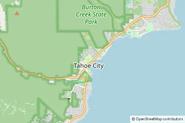 Mapa Tahoe City