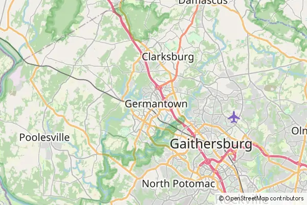 Mapa Germantown