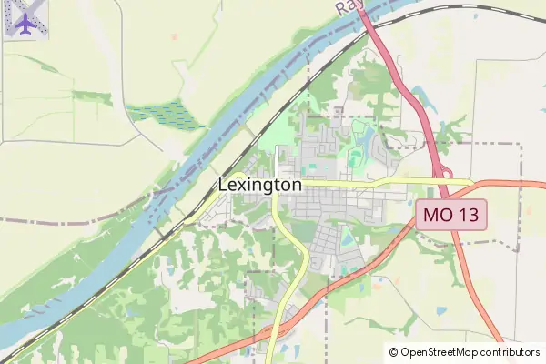 Mapa Lexington