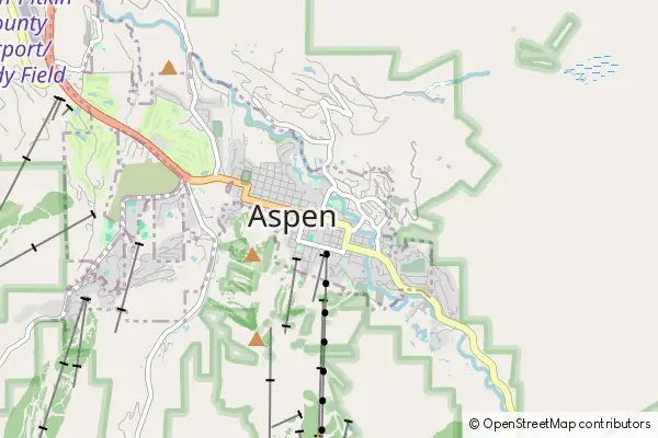 Mapa Aspen