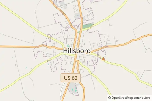 Mapa Hillsboro