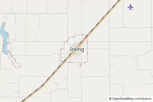 Mapa Irving