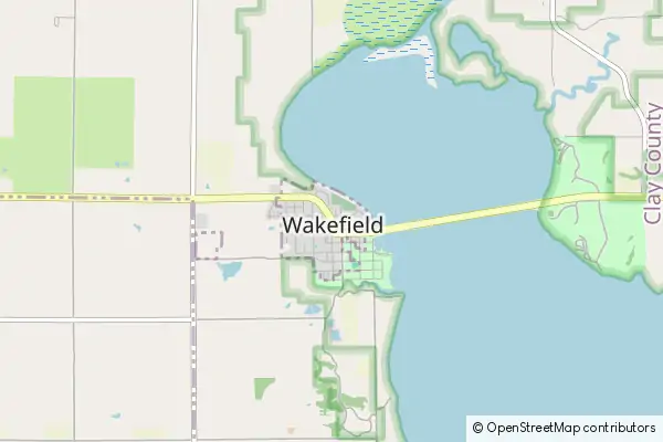 Mapa Wakefield