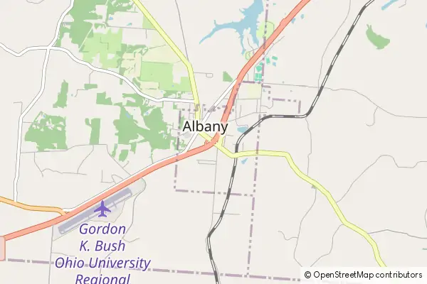 Mapa Albany