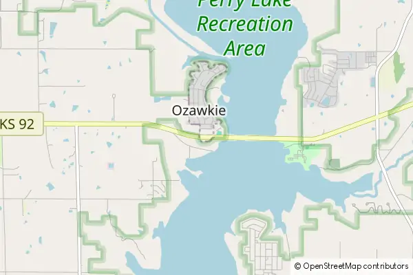 Mapa Ozawkie