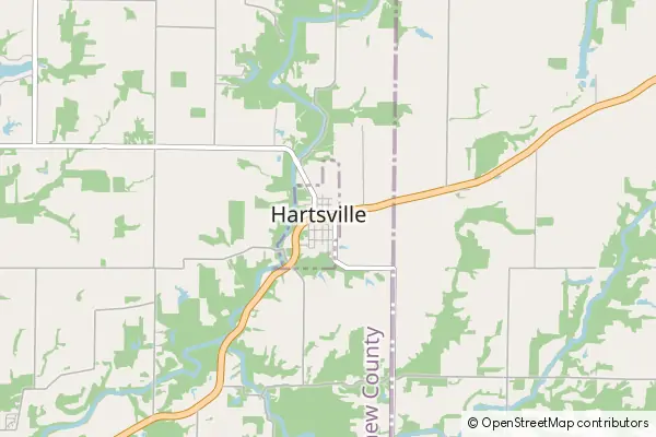 Mapa Hartsville