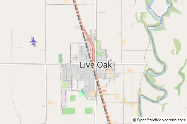 Mapa Live Oak