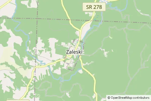 Mapa Zaleski