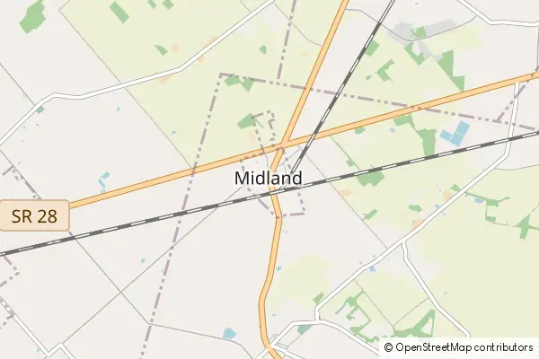 Mapa Midland