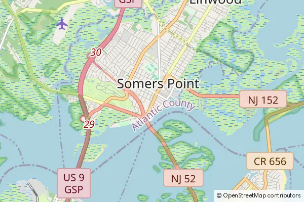 Mapa Somers Point