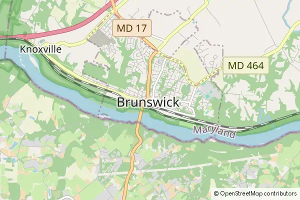 Mapa Brunswick