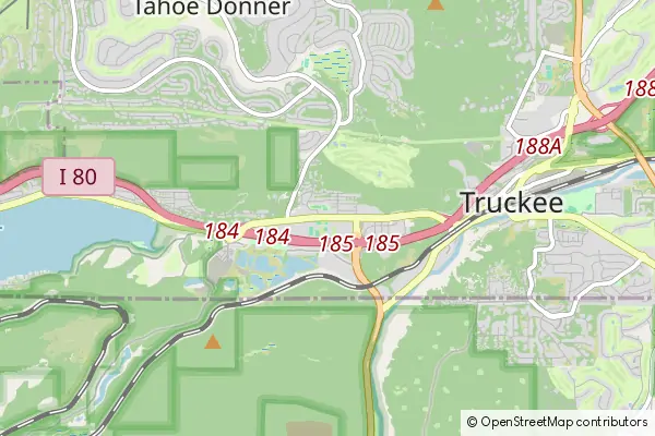 Mapa Truckee