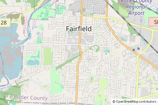 Mapa Fairfield