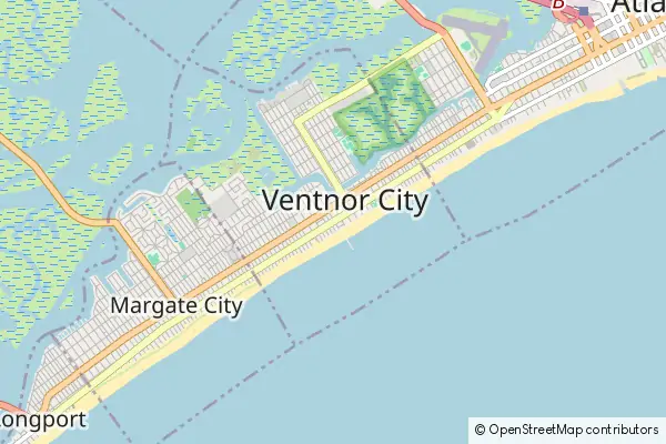 Mapa Ventnor City