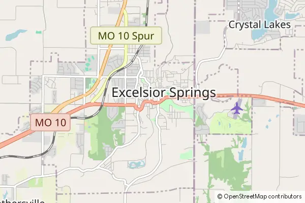 Mapa Excelsior Springs