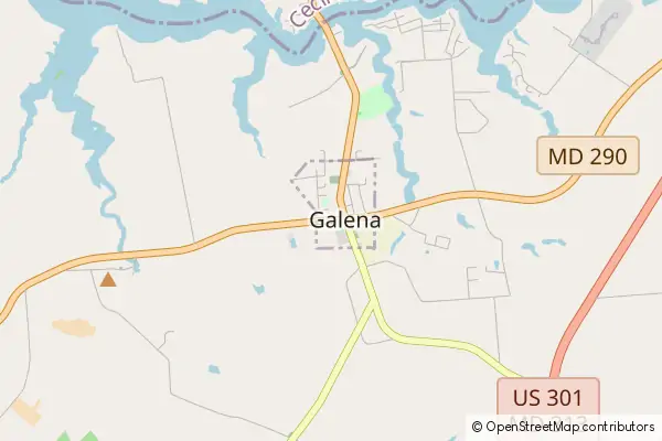 Mapa Galena