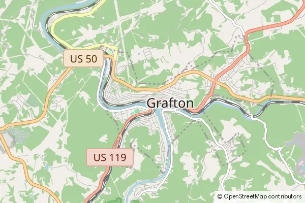 Mapa Grafton