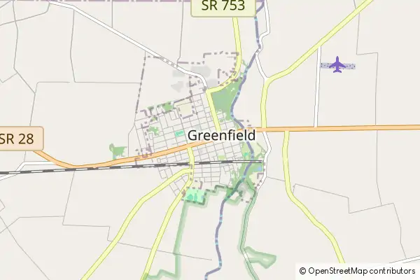 Mapa Greenfield