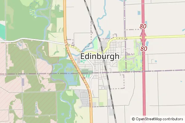 Mapa Edinburgh