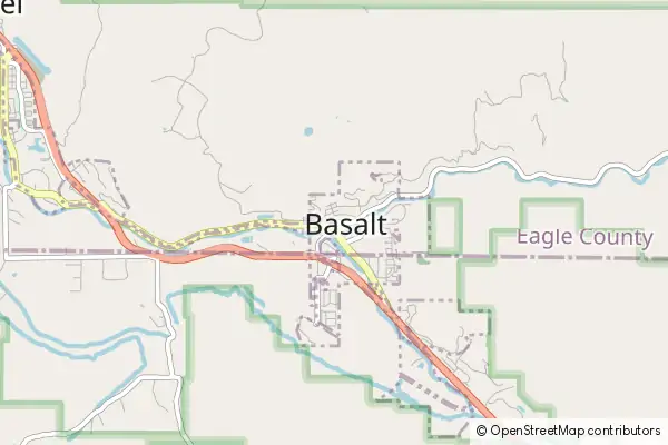 Mapa Basalt