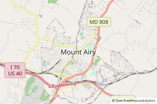 Mapa Mount Airy