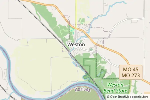 Mapa Weston