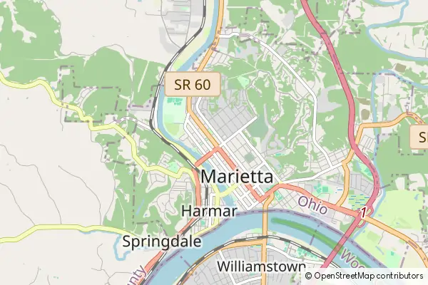 Mapa Marietta