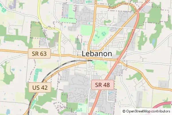 Mapa Lebanon