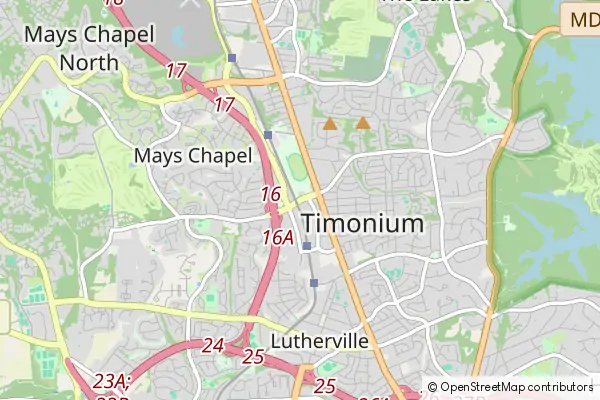 Mapa Lutherville Timonium