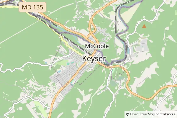 Mapa Keyser