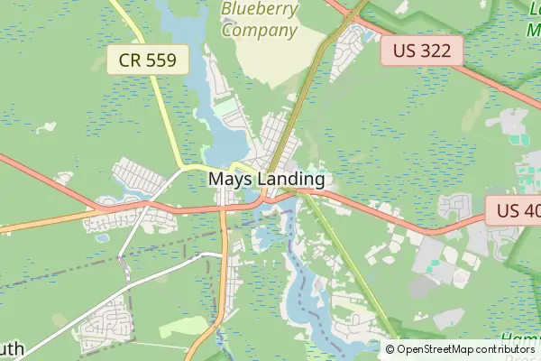 Mapa Mays Landing