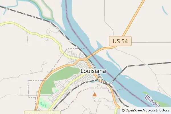 Mapa Louisiana