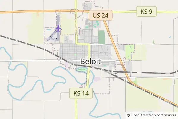 Mapa Beloit