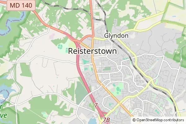 Mapa Reisterstown