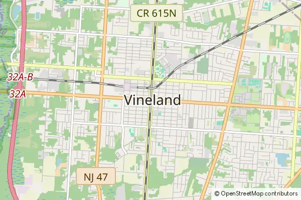 Mapa Vineland