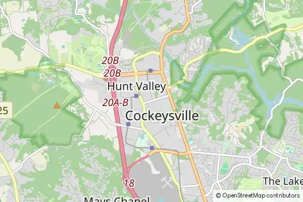 Mapa Cockeysville