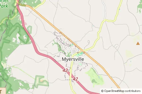 Mapa Myersville