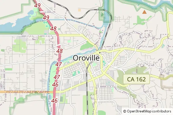 Mapa Oroville